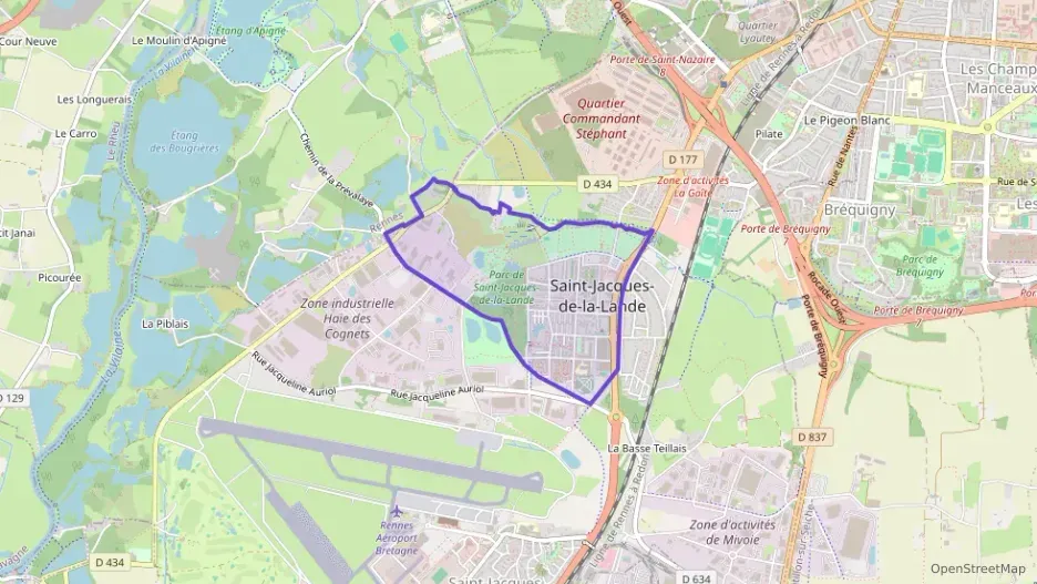 Appartement 78 m² quatre pièces à vendre à Saint-Jacques-de-la-Lande Appartement 78 m² quatre pièces à vendre à Saint-Jacques-de-la-Lande