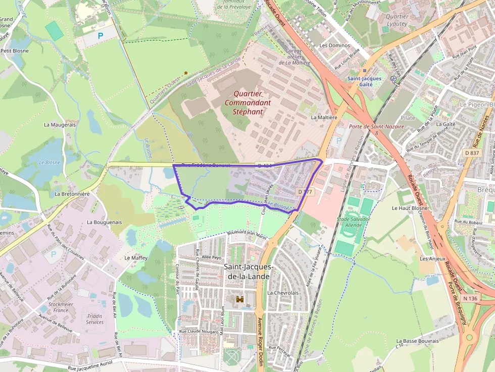 Appartement 86 m² quatre pièces à vendre à Saint-Jacques-de-la-Lande