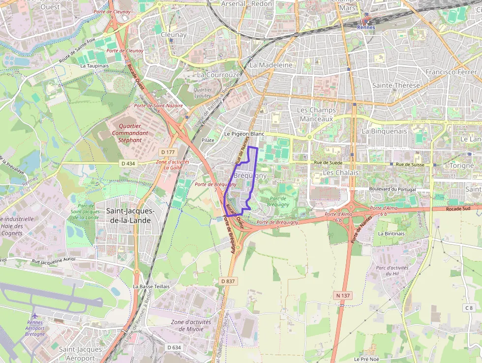 Appartement 86 m² 5 pièces à vendre à Rennes