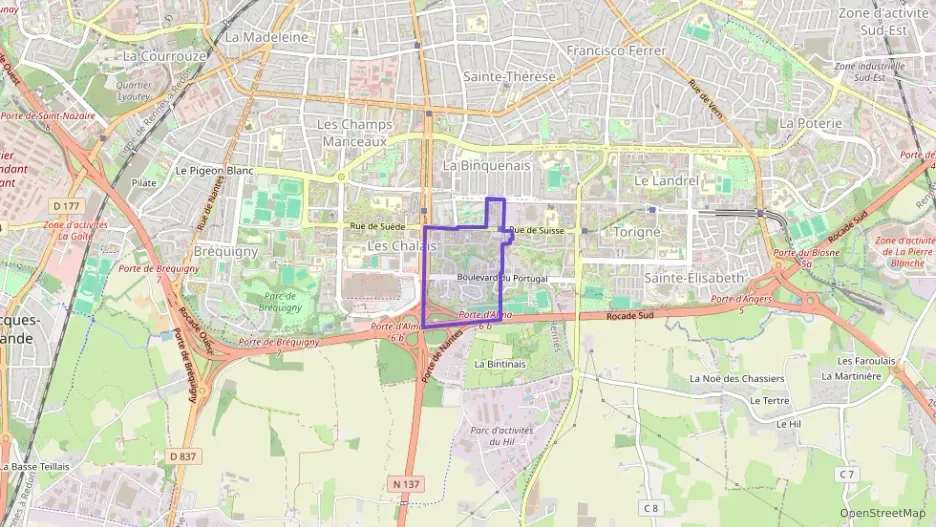 Appartement 63 m² trois pièces à vendre à Rennes