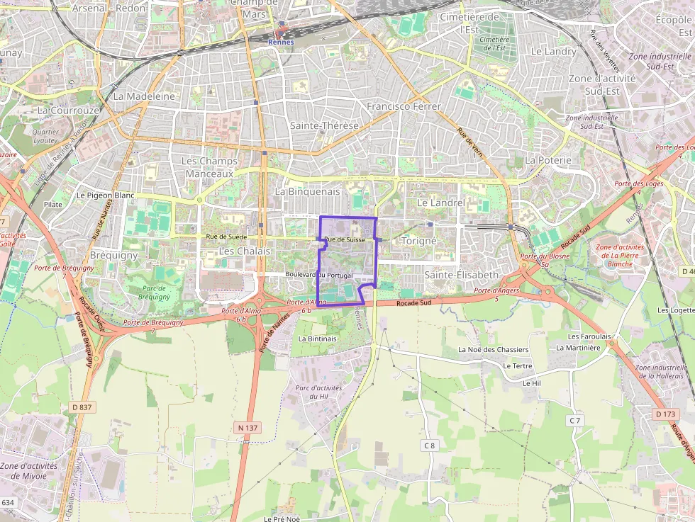 Appartement 93 m² 5 pièces à vendre à Rennes