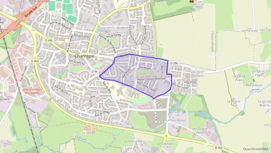 Appartement 79 m² quatre pièces à vendre à Chantepie Appartement 79 m² quatre pièces à vendre à Chantepie