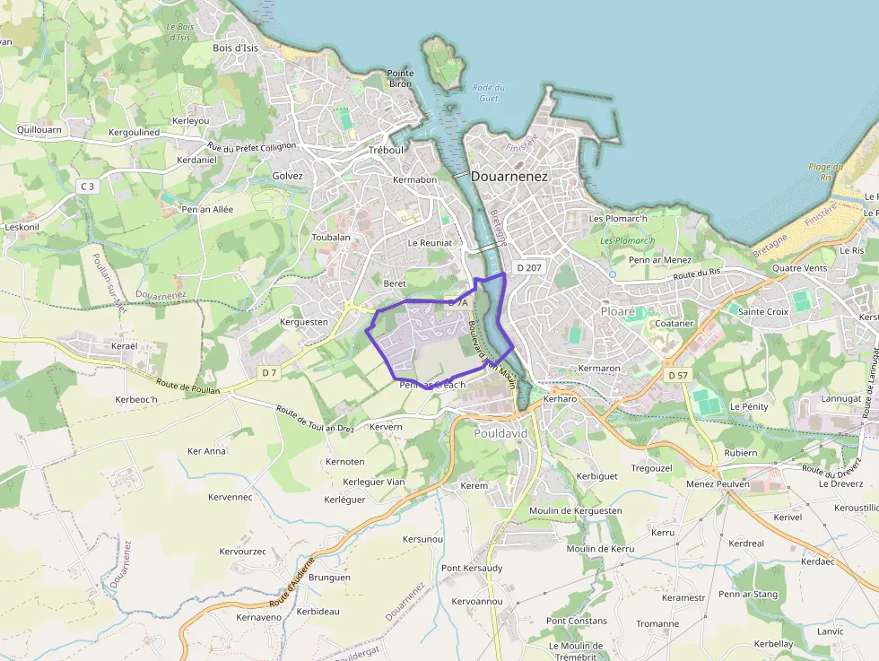 Appartement 68 m² trois pièces à vendre à Douarnenez