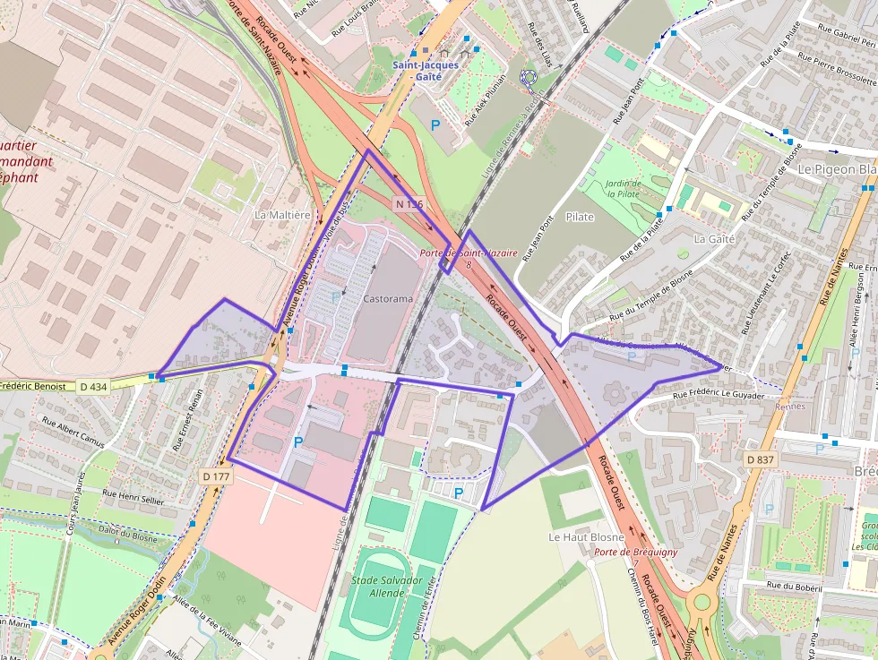 Appartement 66 m² quatre pièces à vendre à Saint-Jacques-de-la-Lande