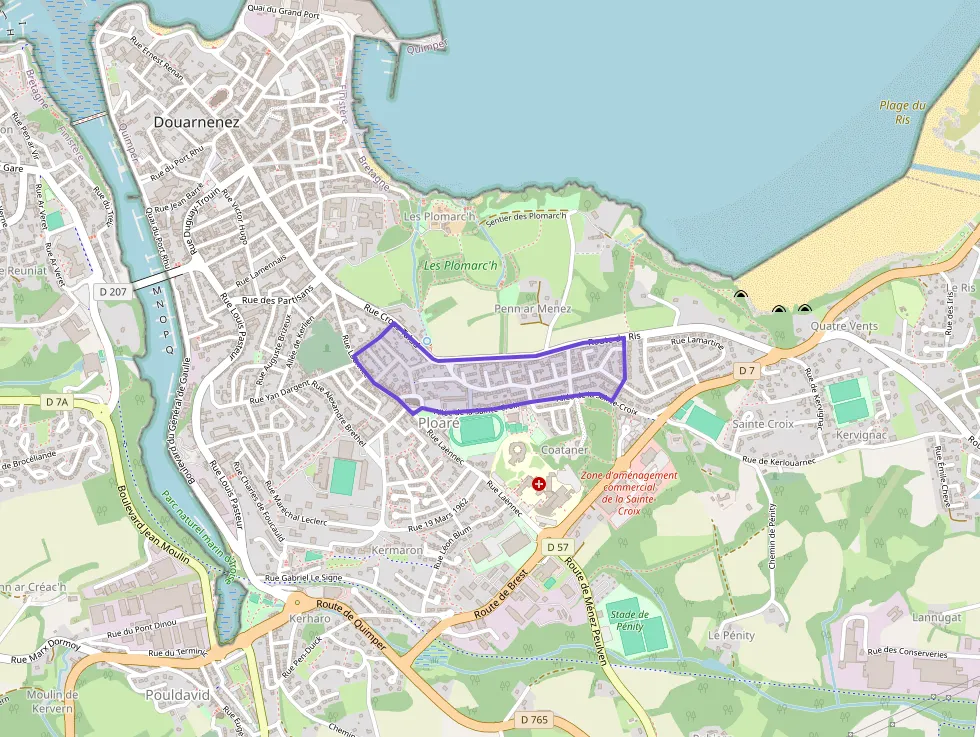 Appartement 92 m² quatre pièces à vendre à Douarnenez