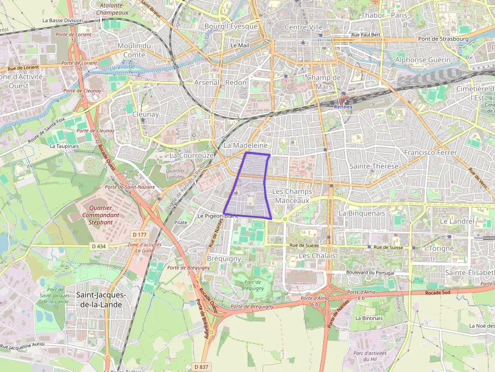 Appartement 68 m² trois pièces à vendre à Rennes