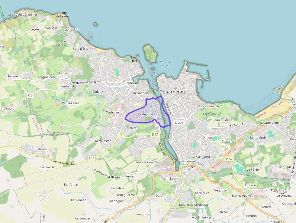 Appartement 90 m² quatre pièces à vendre à Douarnenez