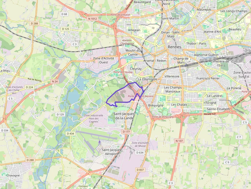 Appartement 68 m² trois pièces à vendre à Saint-Jacques-de-la-Lande