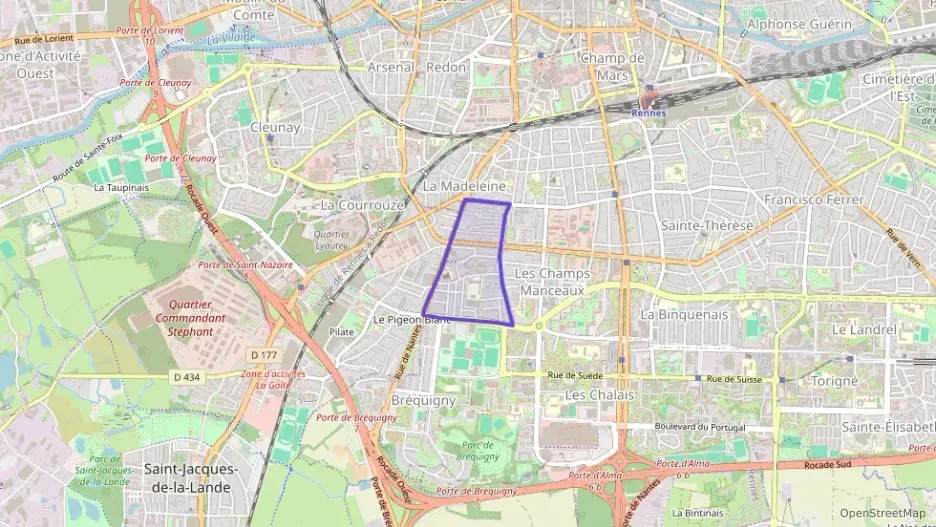 Appartement 67 m² trois pièces à vendre à Rennes