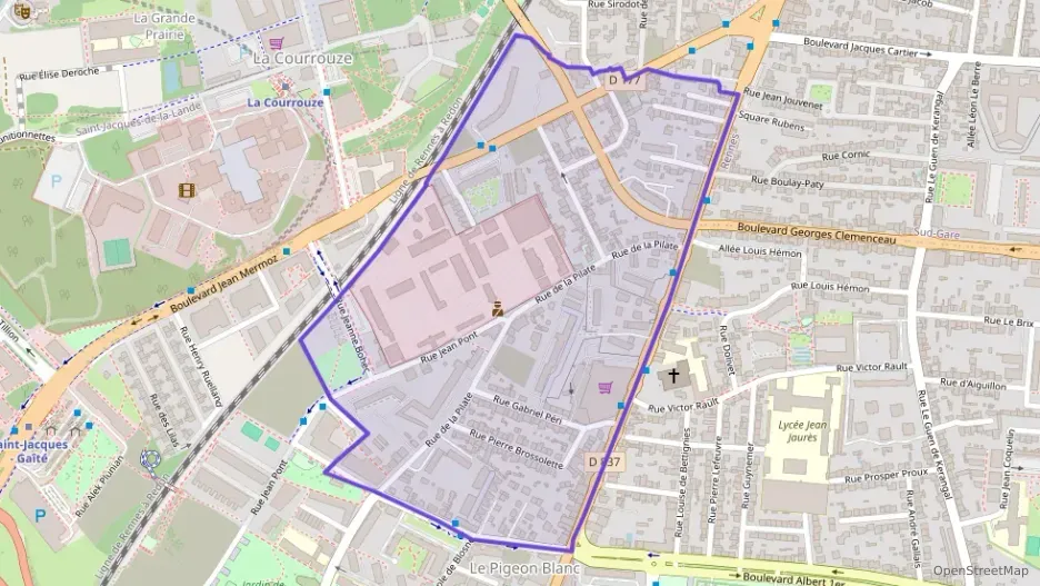 Appartement 59 m² trois pièces à vendre à Saint-Jacques-de-la-Lande Appartement 59 m² trois pièces à vendre à Saint-Jacques-de-la-Lande