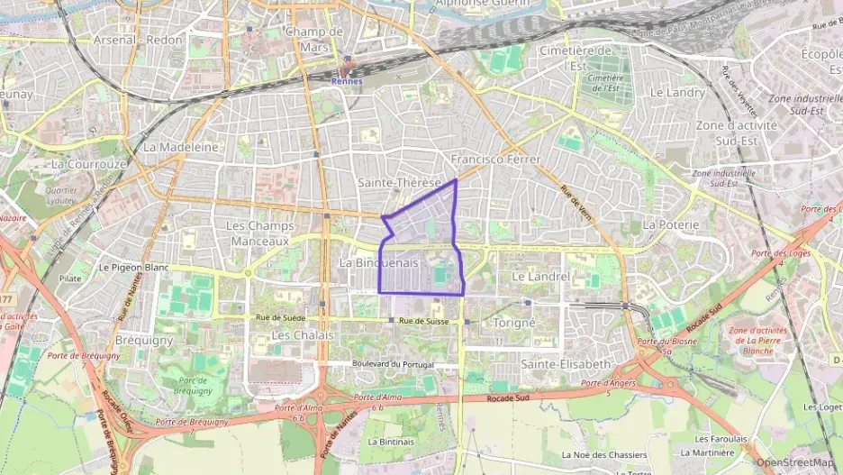 Appartement 72 m² quatre pièces à vendre à Rennes