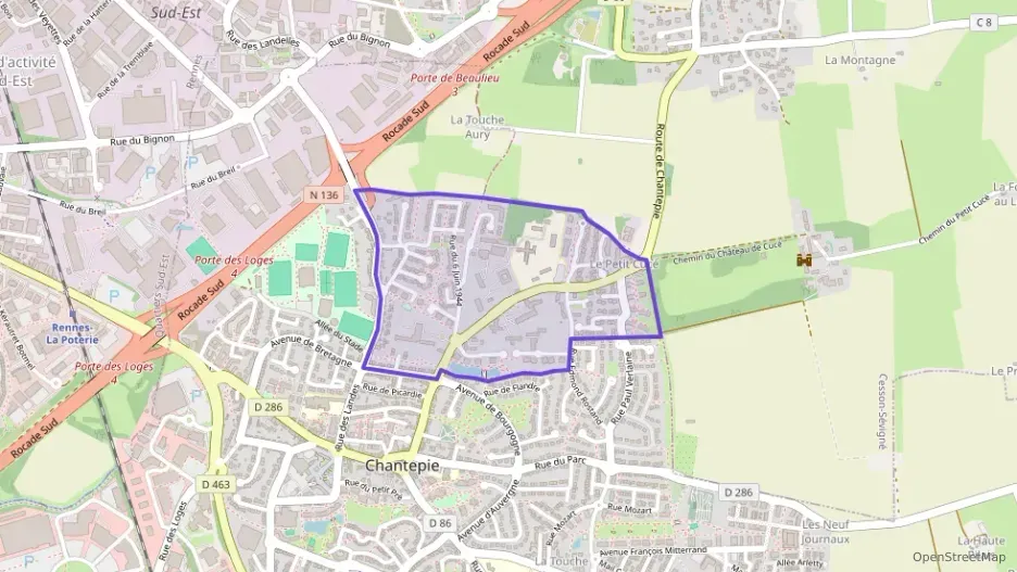 Appartement 93 m² quatre pièces à vendre à Chantepie