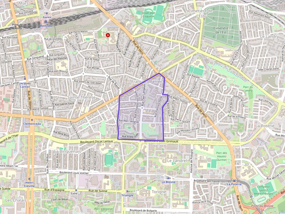 Appartement 57 m² trois pièces à vendre à Rennes