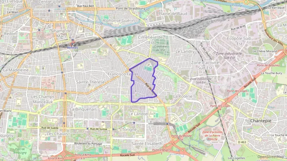 Appartement 55 m² trois pièces à vendre à Rennes