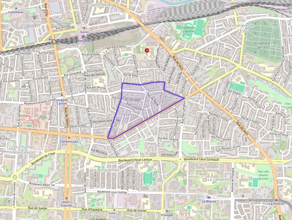 Appartement 63 m² trois pièces à vendre à Rennes