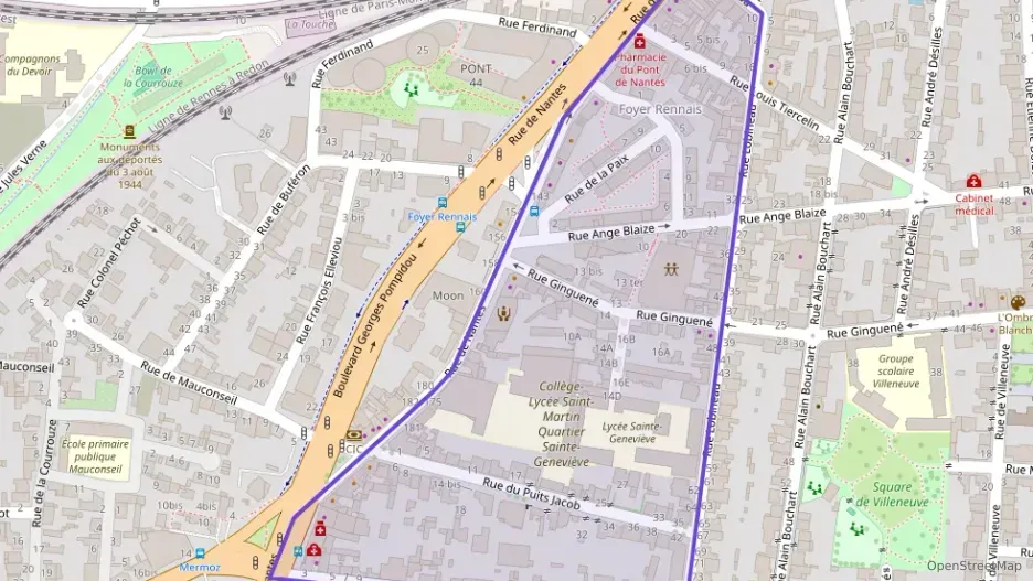 Appartement 71 m² trois pièces à vendre à Rennes