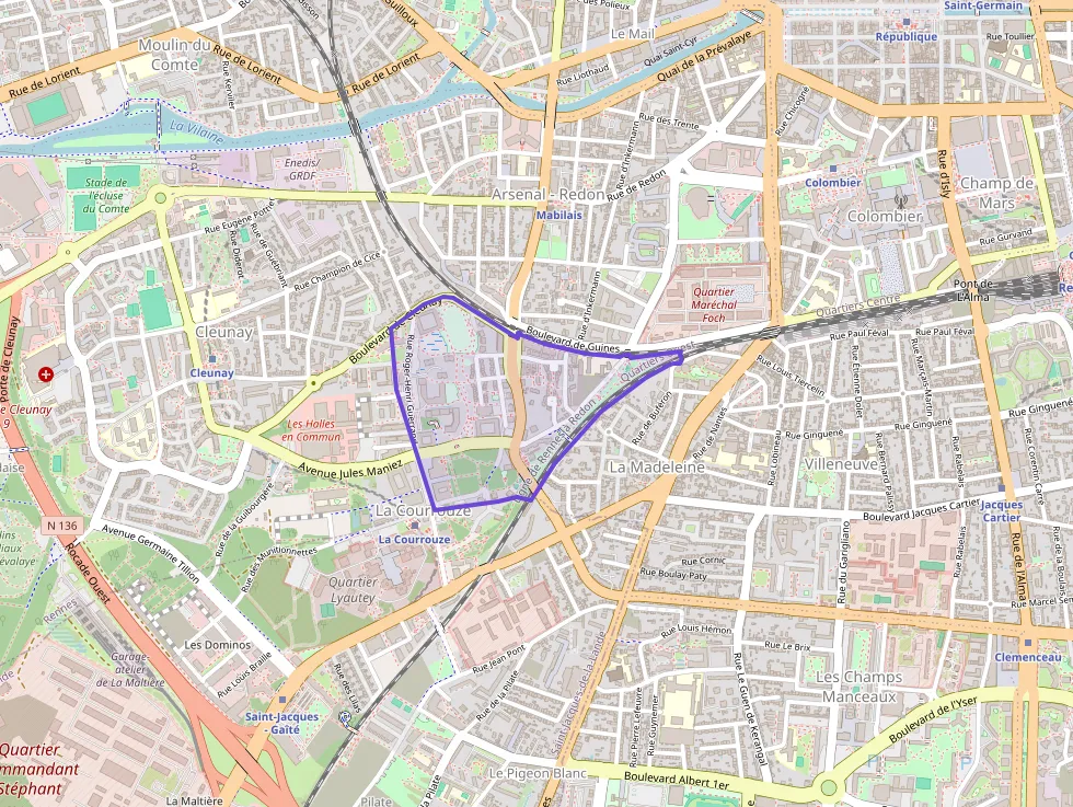 Appartement 60 m² trois pièces à vendre à Rennes