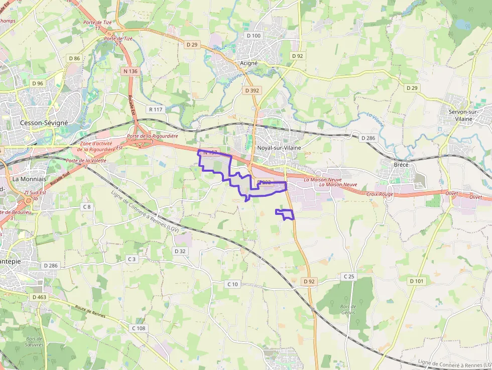 Appartement 79 m² quatre pièces à vendre à Noyal-sur-Vilaine