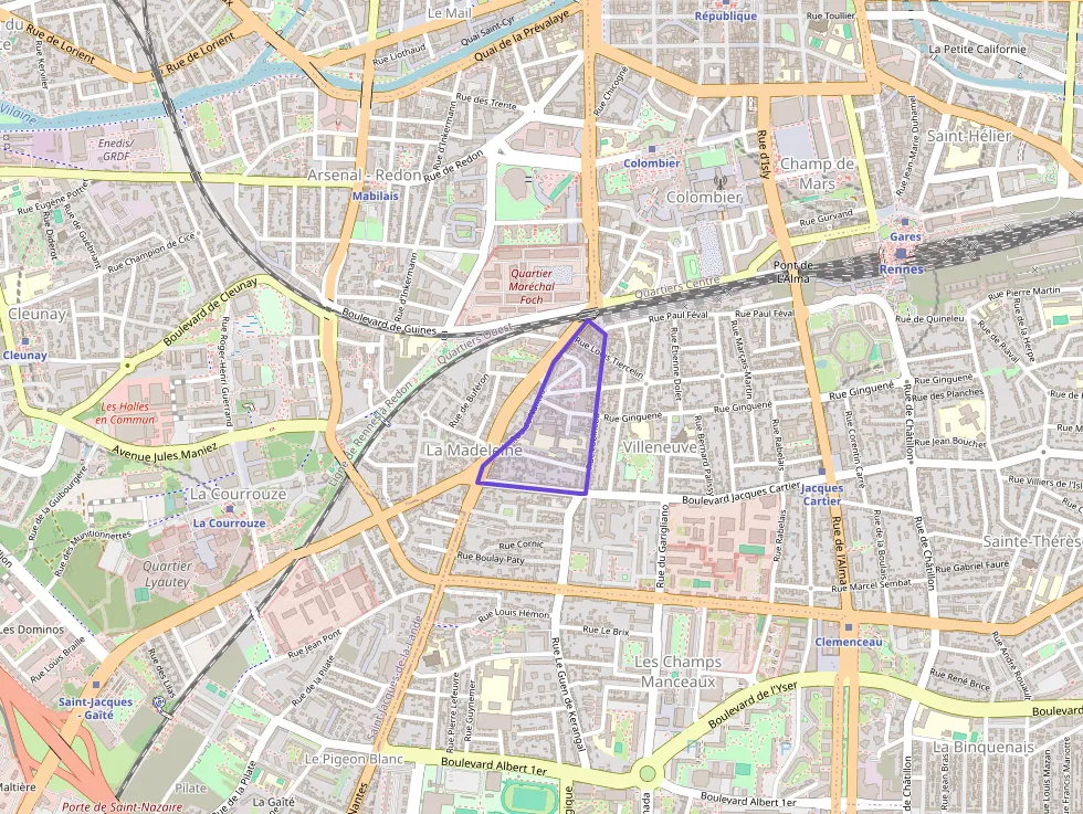 Appartement 22 m² une piece à vendre à Rennes