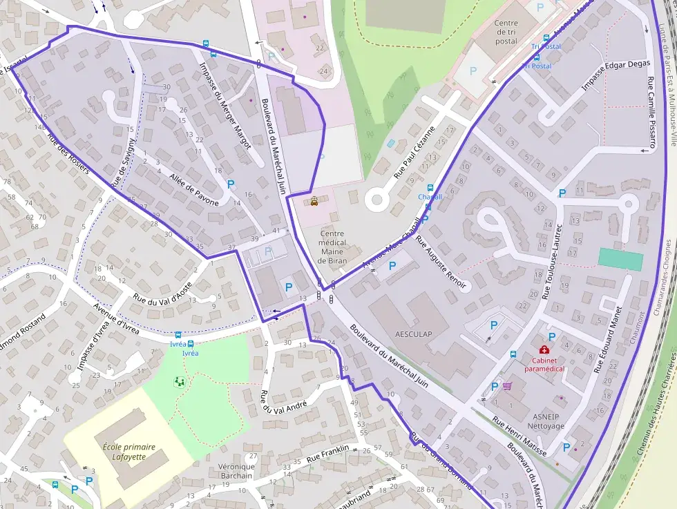 Appartement 92 m² quatre pièces à vendre à Chaumont