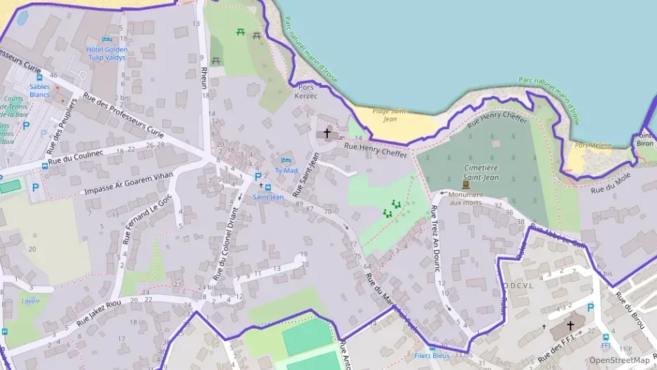 Appartement 55 m² trois pièces à vendre à Douarnenez