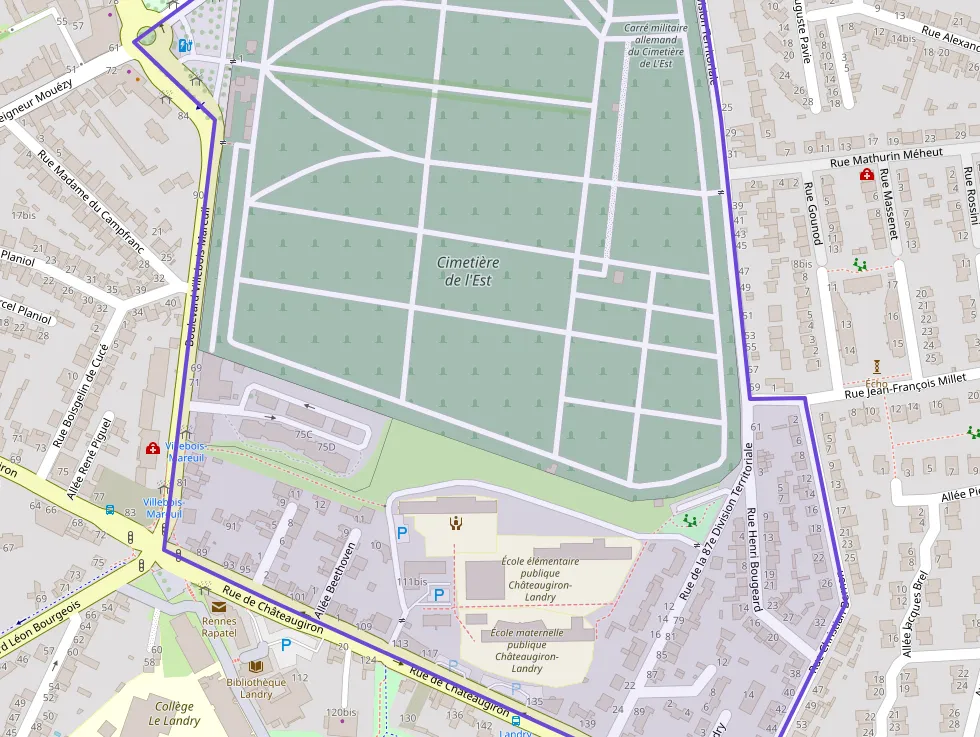 Appartement 72 m² trois pièces à vendre à Rennes