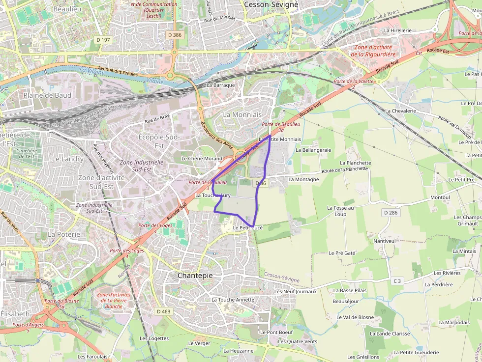 Appartement 42 m² deux pieces à vendre à Cesson-Sévigné