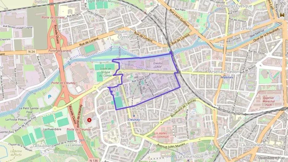 Appartement 46 m² deux pieces à vendre à Rennes