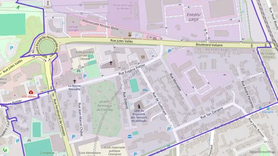 Appartement 69 m² trois pièces à vendre à Rennes