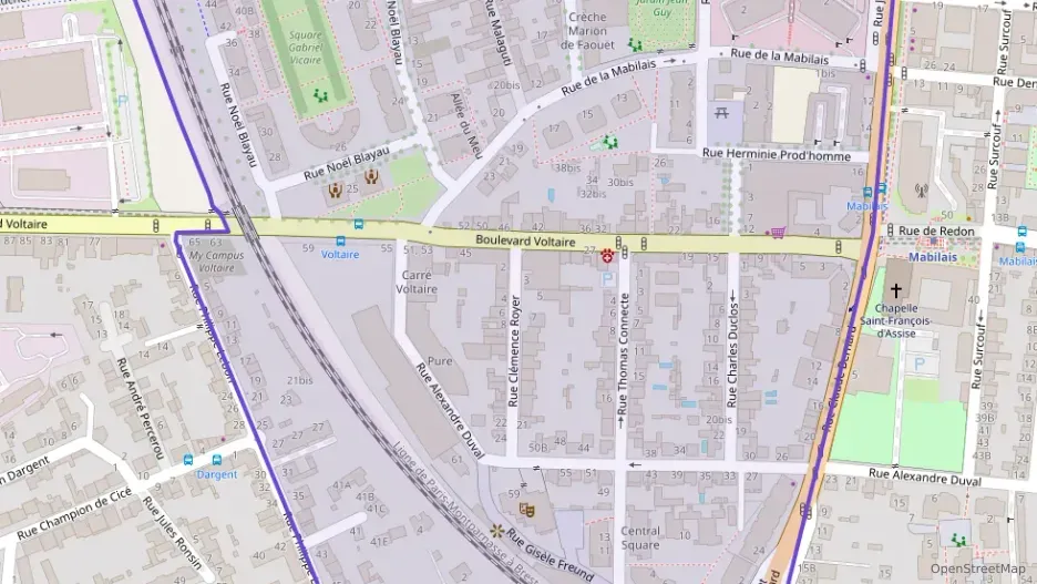 Appartement 55 m² trois pièces à vendre à Rennes Appartement 55 m² trois pièces à vendre à Rennes