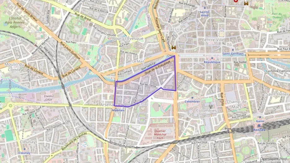 Appartement 46 m² trois pièces à vendre à Rennes Appartement 46 m² trois pièces à vendre à Rennes