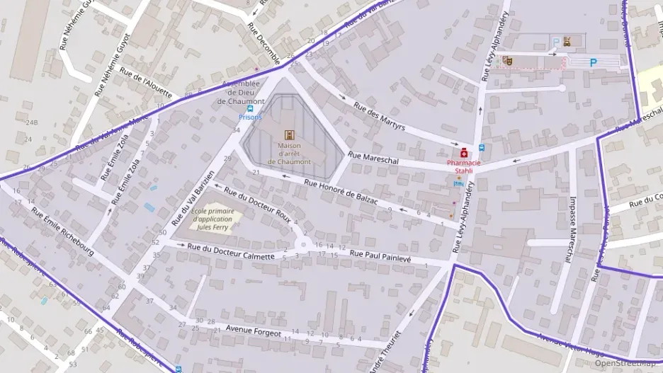 Appartement 55 m² trois pièces à vendre à Chaumont