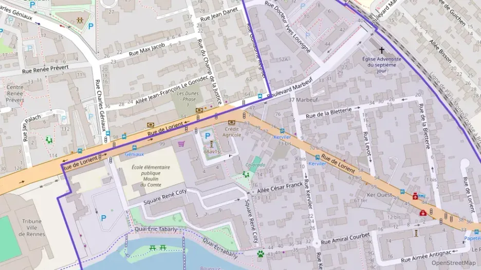 Appartement 59 m² trois pièces à vendre à Rennes Appartement 59 m² trois pièces à vendre à Rennes