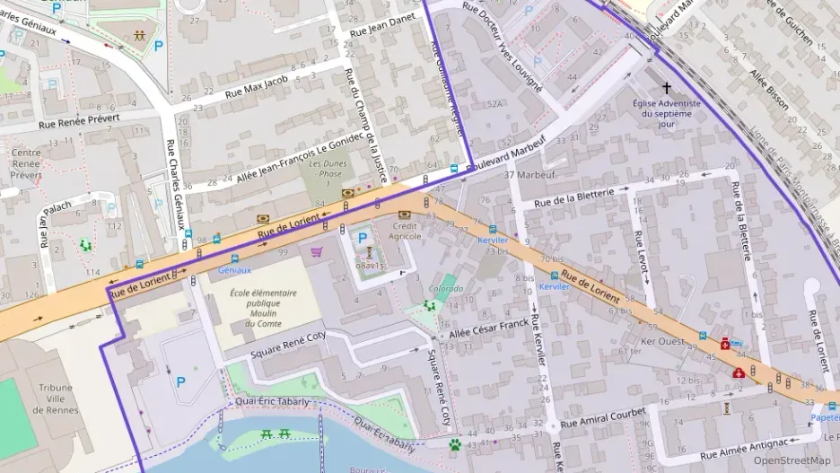 Appartement 40 m² deux pieces à vendre à Rennes Appartement 40 m² deux pieces à vendre à Rennes