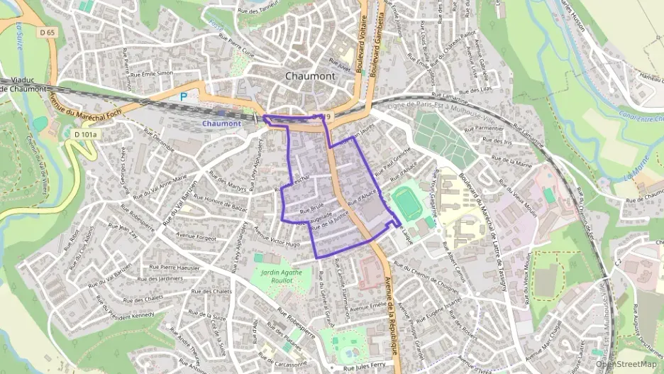 Appartement 66 m² quatre pièces à vendre à Chaumont