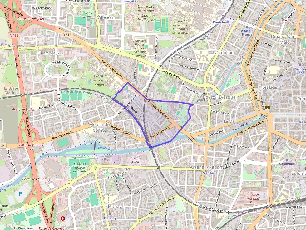 Appartement 43 m² deux pieces à vendre à Rennes