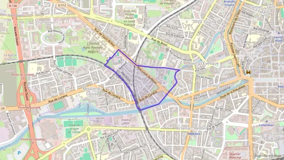 Appartement 43 m² deux pieces à vendre à Rennes