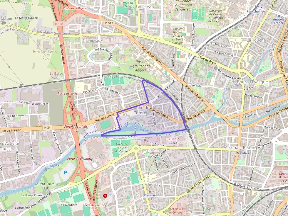 Appartement 42 m² deux pieces à vendre à Rennes