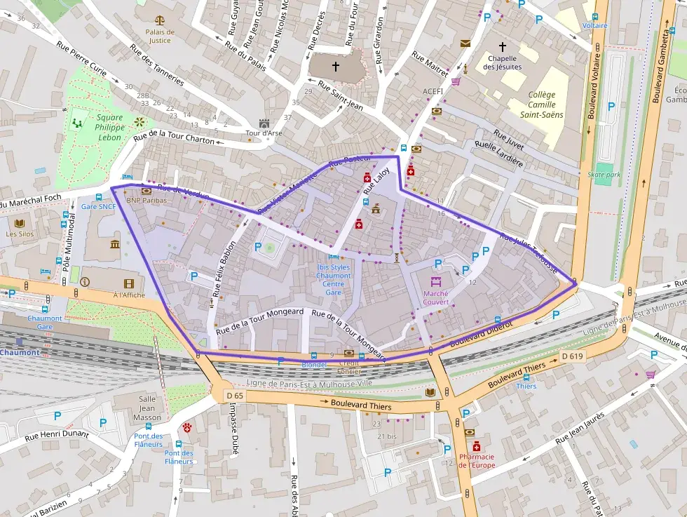 Appartement 51 m² trois pièces à vendre à Chaumont