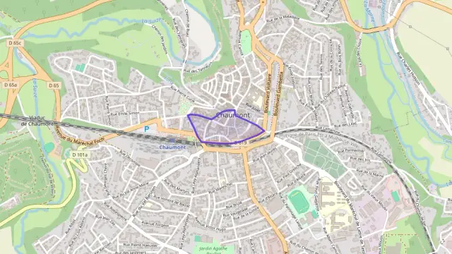 Appartement 51 m² trois pièces à vendre à Chaumont