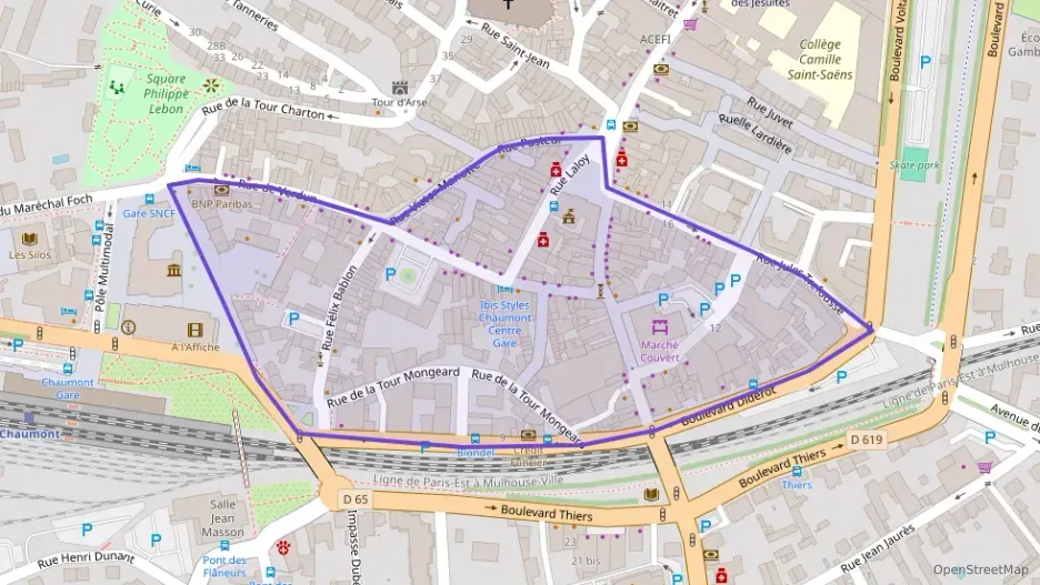 Appartement 80 m² quatre pièces à vendre à Chaumont