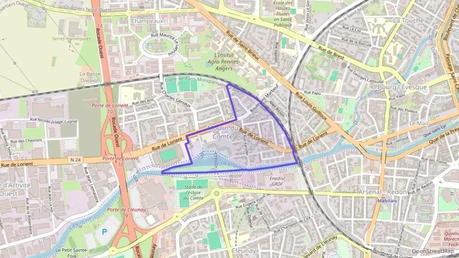 Appartement 60 m² trois pièces à vendre à Rennes