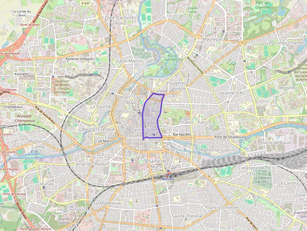 Appartement 34 m² une piece à vendre à Rennes