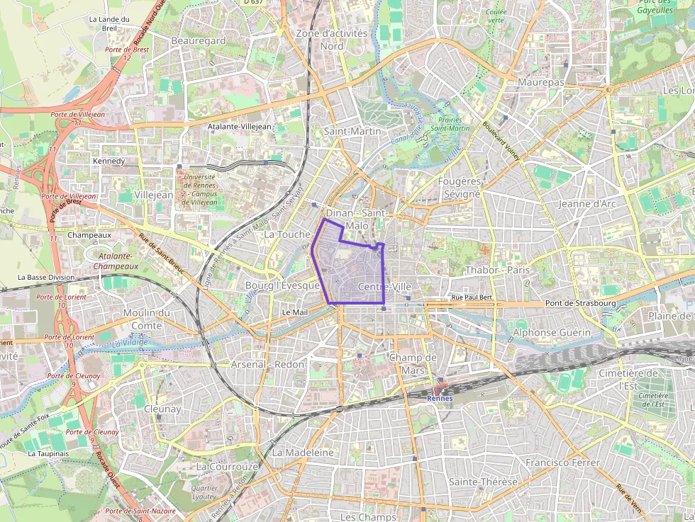 Appartement 60 m² deux pieces à vendre à Rennes