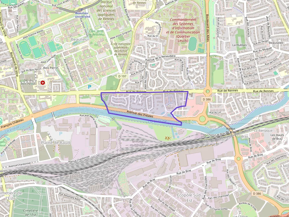 Appartement 61 m² trois pièces à vendre à Cesson-Sévigné