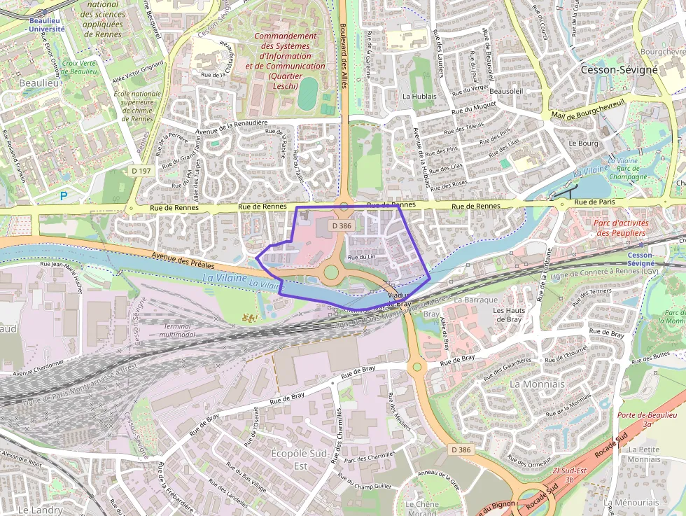 Appartement 61 m² trois pièces à vendre à Cesson-Sévigné