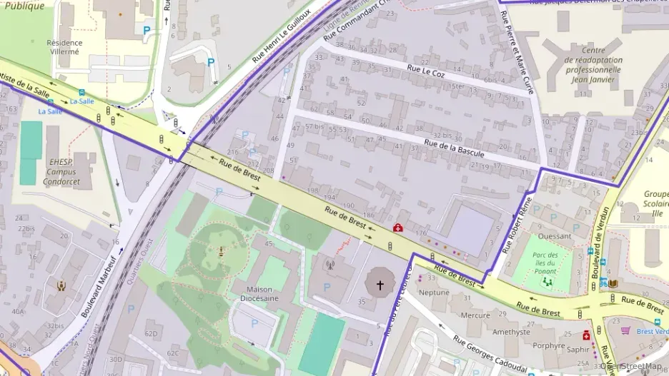 Appartement 49 m² trois pièces à vendre à Rennes