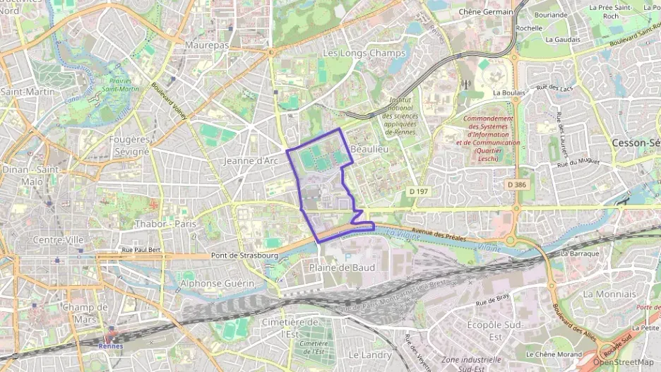 Appartement 53 m² deux pieces à vendre à Rennes