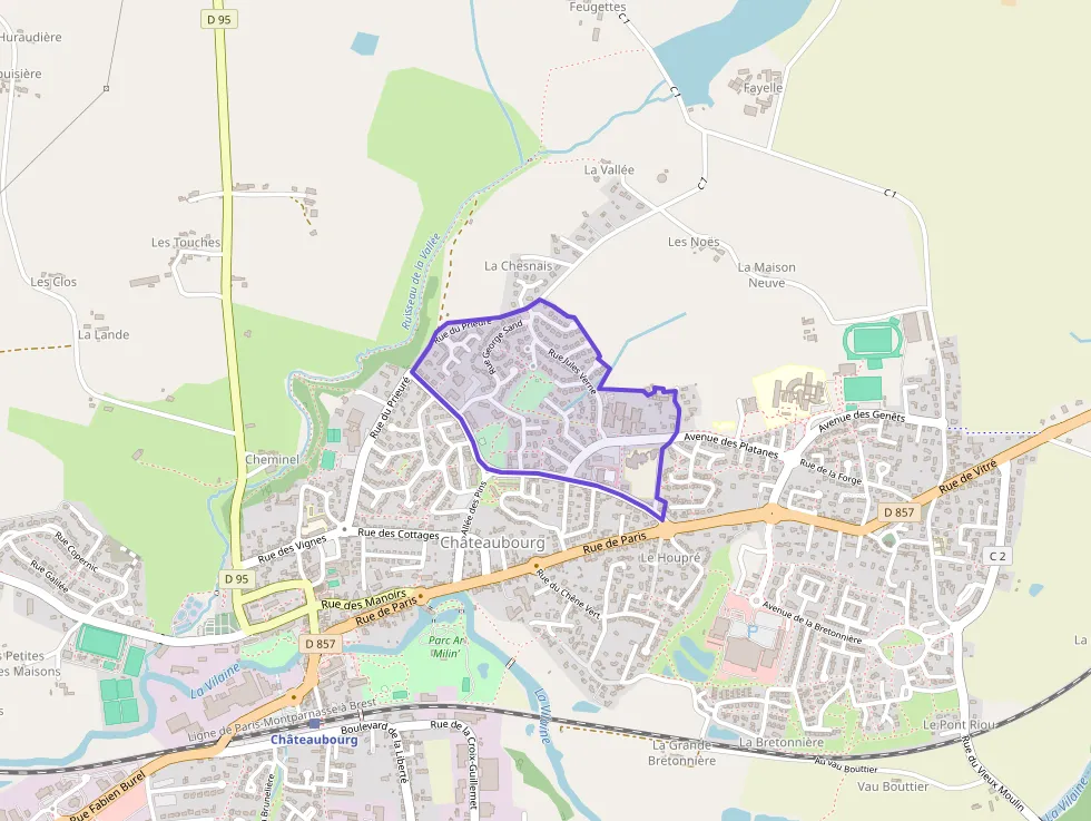 Appartement de trois pièces 67 m² à vendre  à Châteaubourg