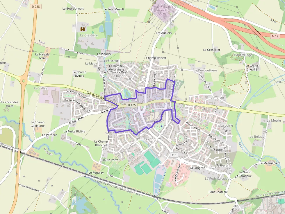 Appartement 60 m² trois pièces à vendre à Vezin-le-Coquet